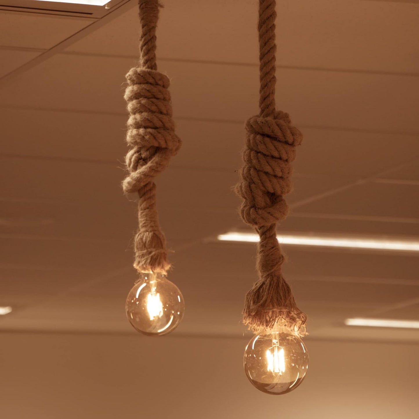 Twisted Jute Rope 3/4 Inch x 50 Ft, IMROPE Natural Jute Rope 4 Strands for DIY Arts Crafts, Garden, Home Decorating, Hammock