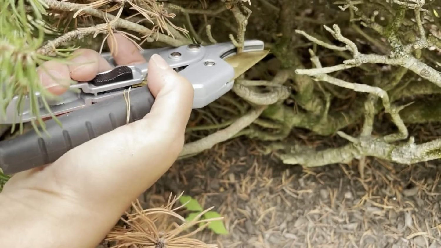Pruning Shears Ratcheting Garden Tool | Pruners for Gardening Hand Tools | Branch Cutter | Flower Arrangements Supplies | Tree Pruner | Lawn and Garden Tools Gardening Supplies | Florist Supplies