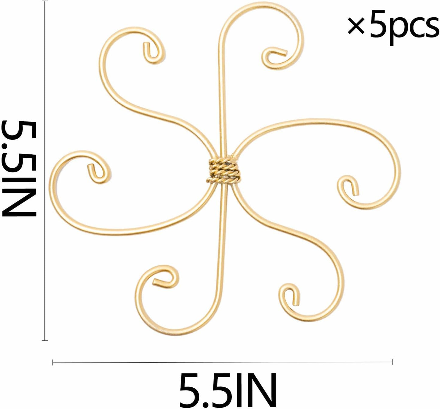 Durable Monstera Plant Support Hooks 5.5in - 5-Piece Set for Indoor Plant Stabilization, Easy-to-Use Grapple Holders for Monstera and Turtle Shell Plants for Plant Lovers