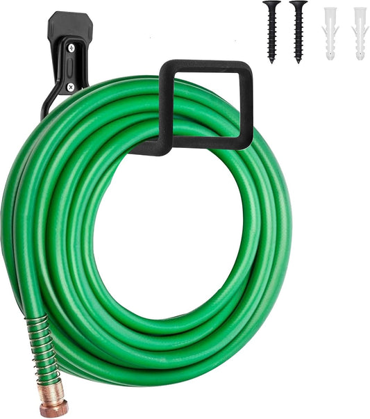 Hose Hanger, Heavy Duty Metal Hose Holder Wall Mount, Hook for Garden Hose/Expandable Hose/Hose Reel/Water Hose/Pocket Hose/Flexable Hose/Magic Hose 100 Ft
