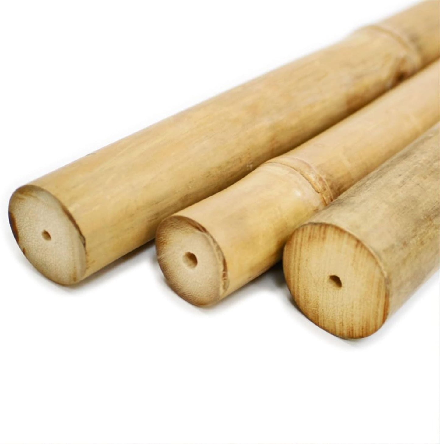 FOREVER BAMBOO 72" L Solid Bamboo Poles for Structural Design and Weight-Bearing Support (6-Pack)