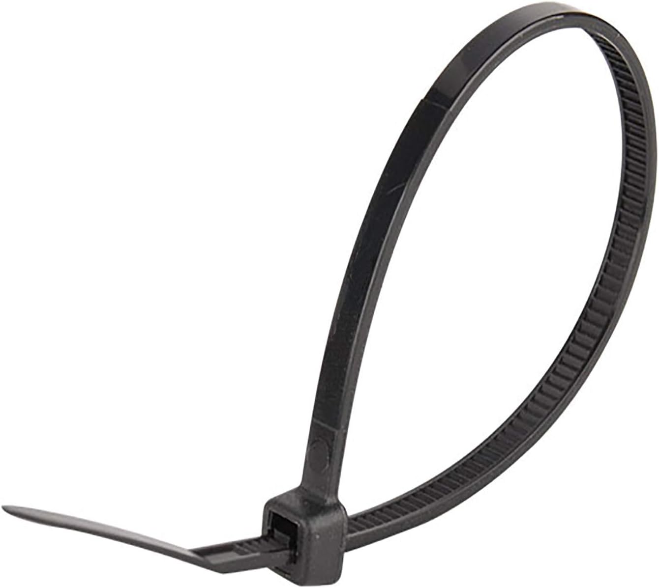 Superun Black Zip Ties 4 Inch, 18 Lbs Tensile Strength Wire Ties (Industrial Grade Cable Ties) Pack of 100