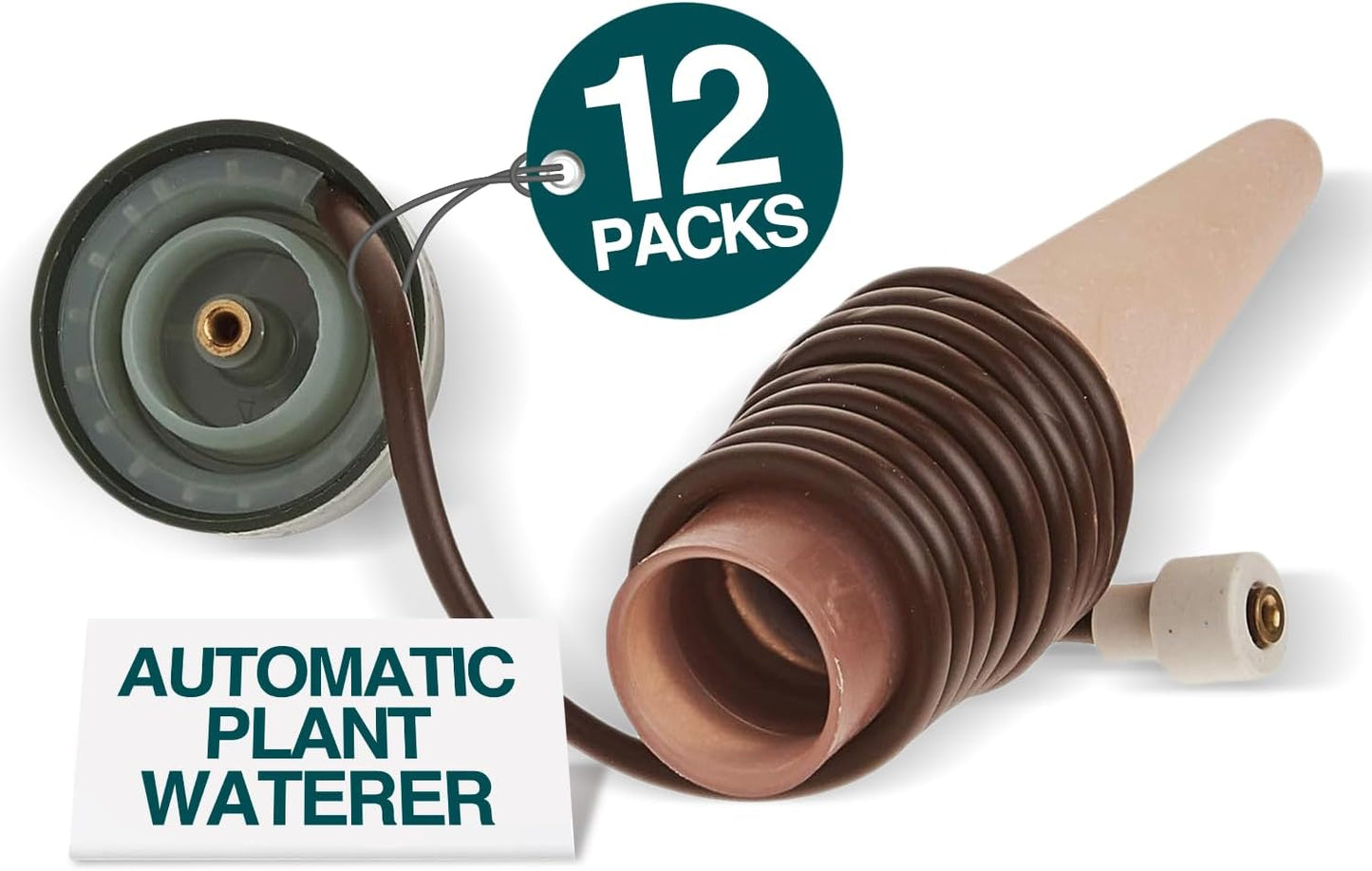 Blumat Classic Plant Watering Stakes - Self-Watering Insert for Indoor and Outdoor Plants - Automatic Slow Release Irrigation System for Potted Plants - Houseplant Care Device (12 Pack)