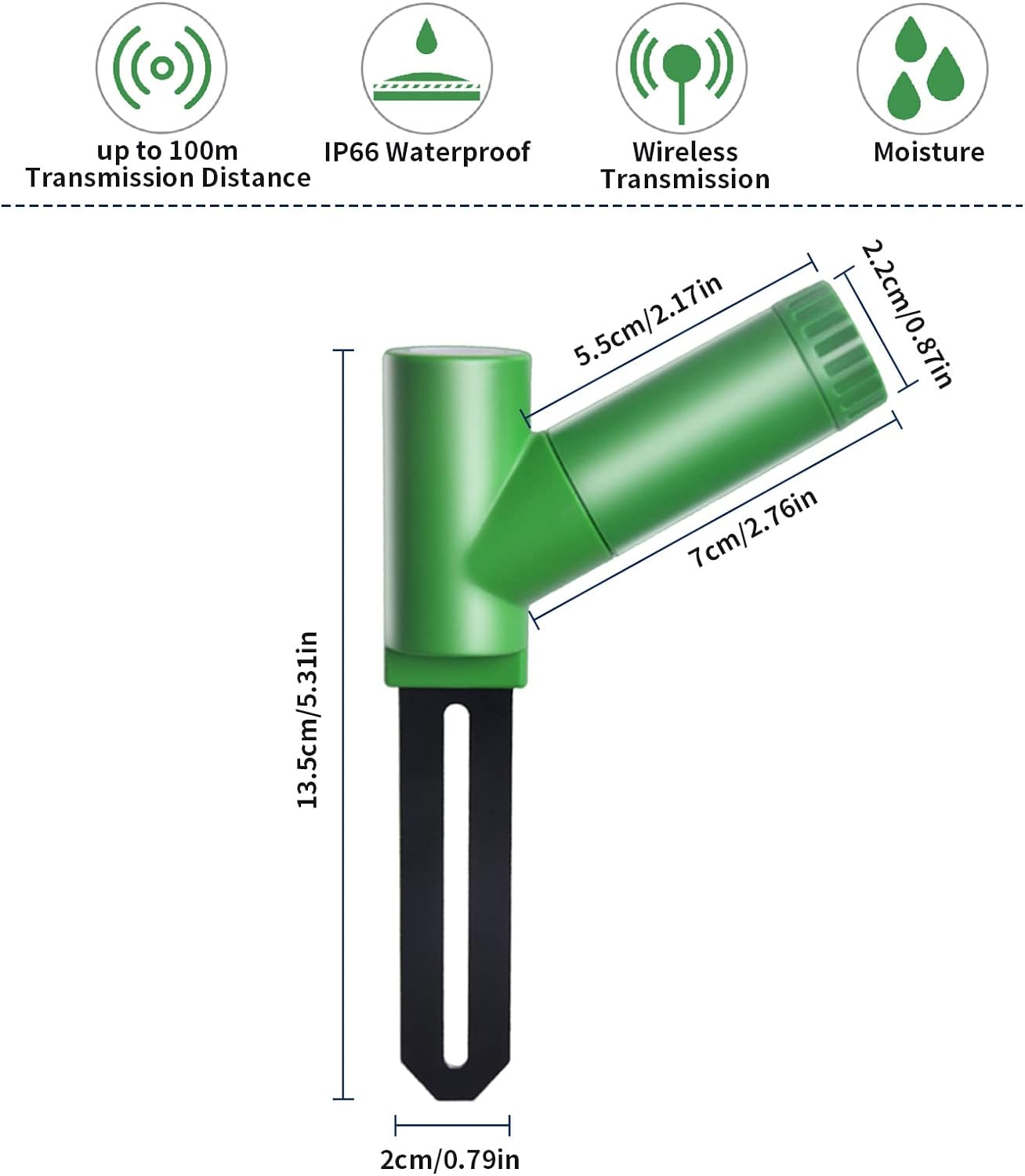 ECOWITT WH51 Soil Moisture Sensor Soil Humidity Tester - Accessory Only, Can Not Be Used Alone