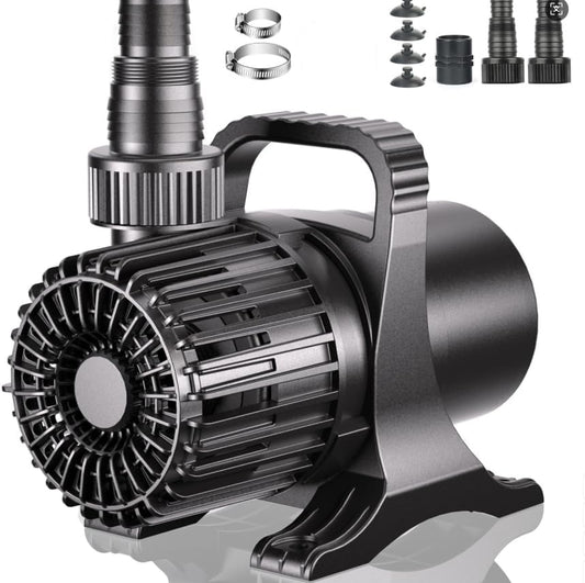 WaterRebirth (1700GPH-120W,UL listed) Large Fountain Submersible Water Pond Sump Pump Aquarium Electric Waterfall Pump Outdoor PS-1700