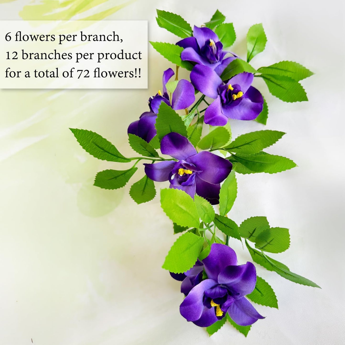 Expandable Fence Privacy Screen for Balcony Patio Outdoor,Decorative Faux Ivy Fencing Panel,Artificial Hedges (Single Sided Leaves) (2, Branches -Purple Fowers)