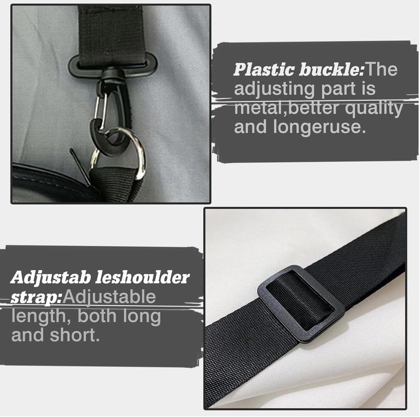 Outdoor Patio Cushion Furniture Organizer Bag Extra Large Storage Duffle Bag 59 inches L x 20 inches W x 27.5 inches H with Shoulder Strap and Handles, Big Foldable Duffle Bag