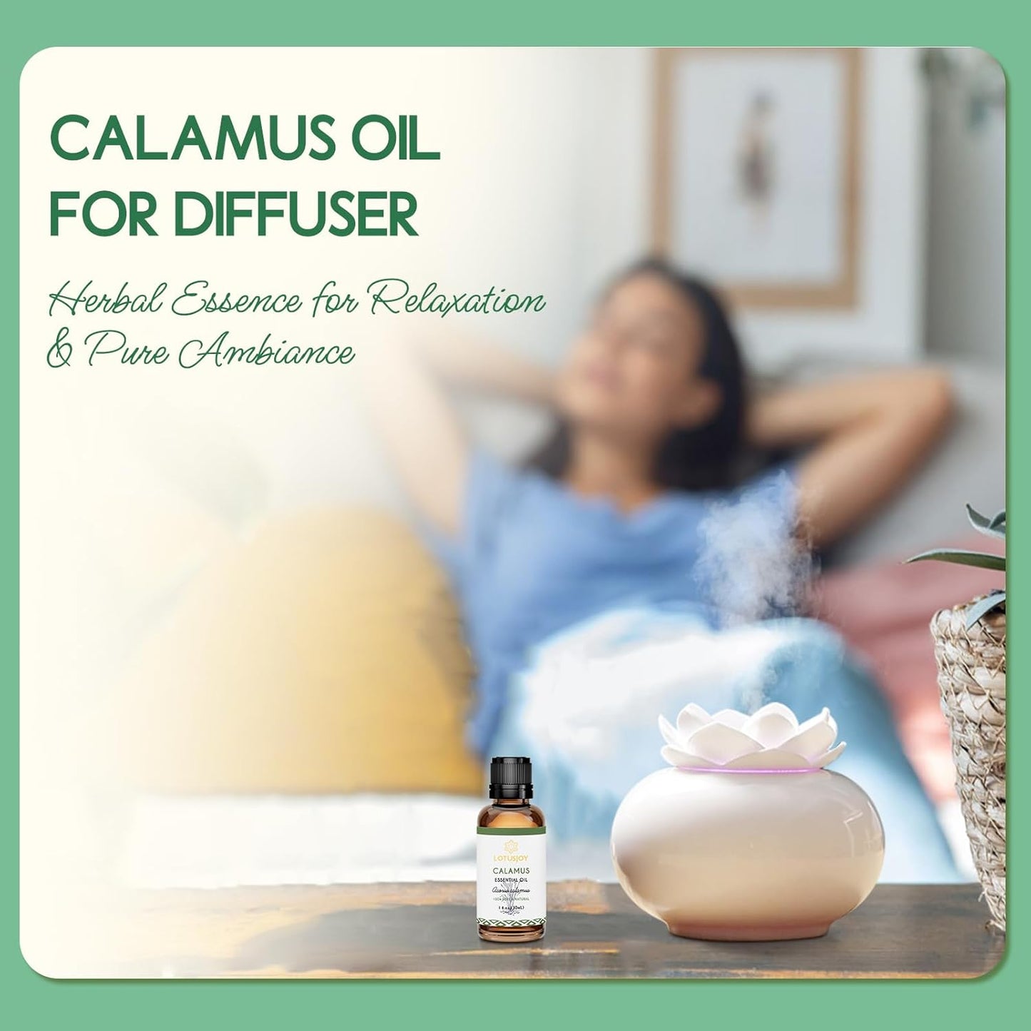 Calamus Essential Oil for Skin Hair Diffuser DIY Anointing Oil- 1 Oz