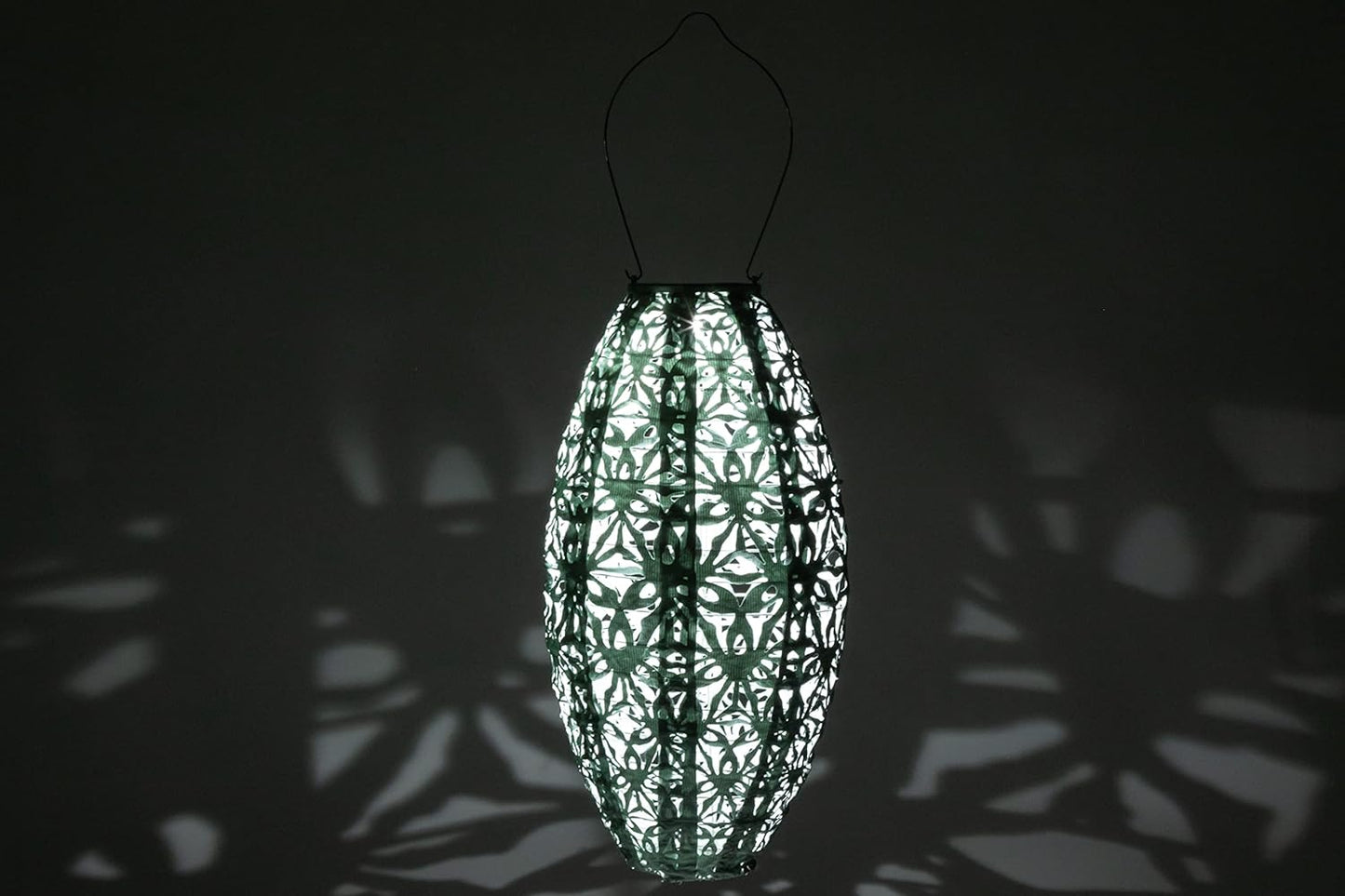 Allsop Soji Stella - Wilflower Pod - 15" Outdoor Solar Lantern - Sage