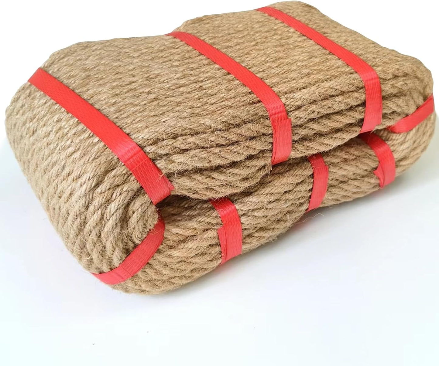 8mm Jute Twine Rope - 164ft Heavy Duty Natural Jute String for Gardening, Crafts, Packaging, DIY Projects & More - Strong, Durable & Biodegradable - Perfect for Plant Tying, Home Decor & Outdoor Use