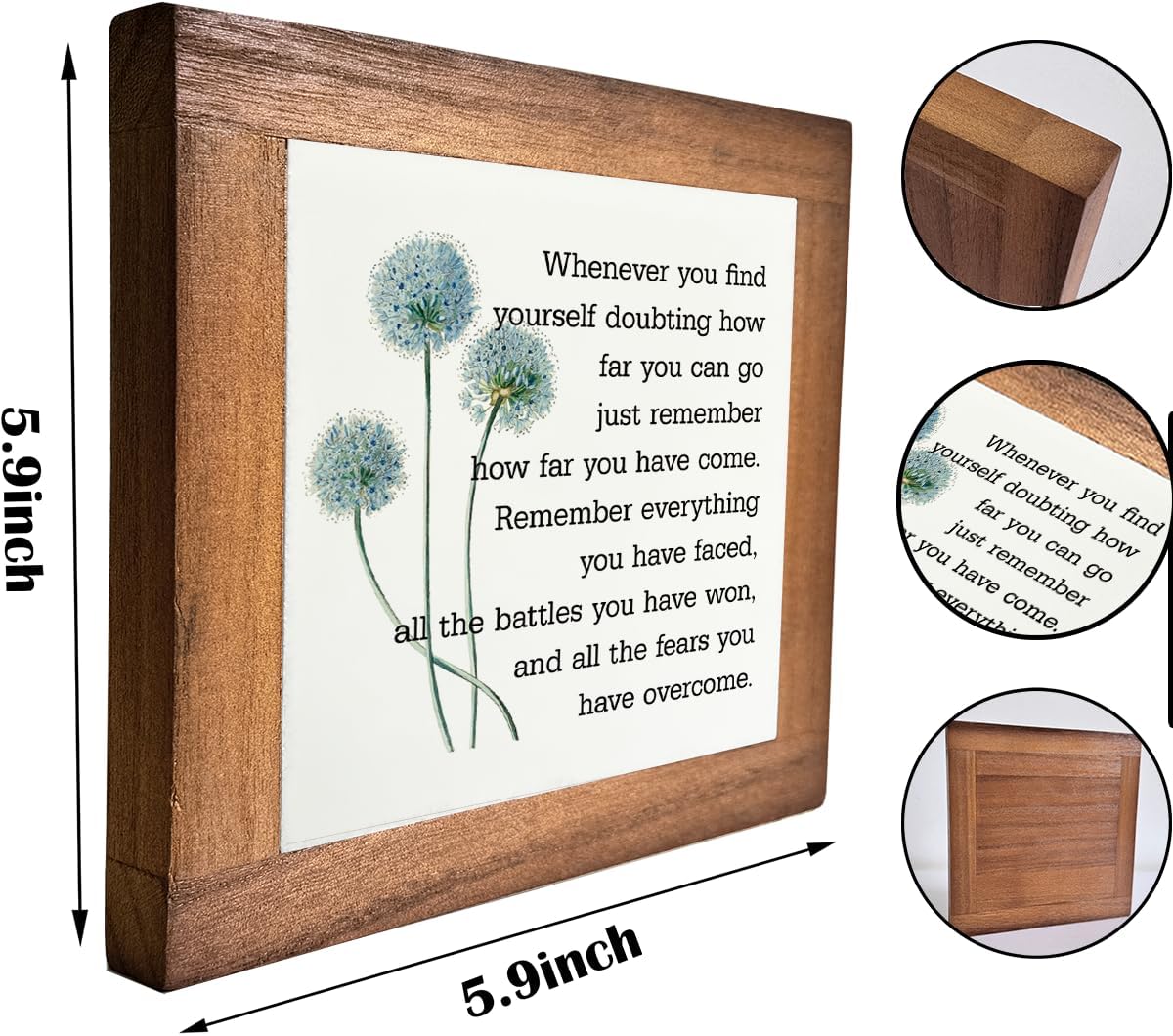 Inspirational Quote Wood Plaque Sign, Be Brave Sign, Whenever You Find Yourself... Box Wood Plaques Desk Décor, Motivational Box Wood Sign, Graduation Decor Gift, Inspirational Quotes Gift F