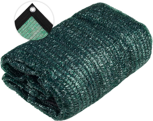 Cool Area 55% Sun Shade Cloth Mesh Tarp with Grommets for Plant Cover 10x20ft Patio Canopy Garden Pergola Greenhouse Car Barn Kennel Green
