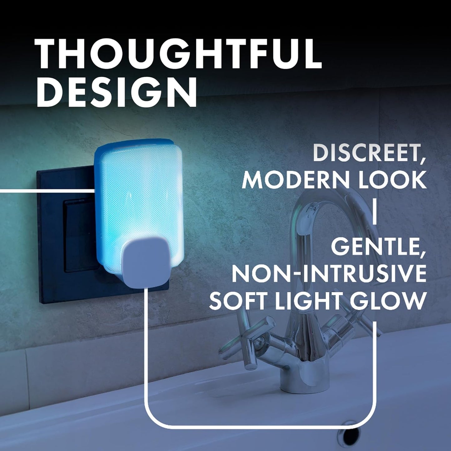 STEM Light Trap: Indoor Fruit Fly Trap, Effective Insect Control for Home, Attracts and Traps Flying Insects, Emits Soft Blue Light, Starter Kit with 2 Plug-in Devices and 4 Catridges