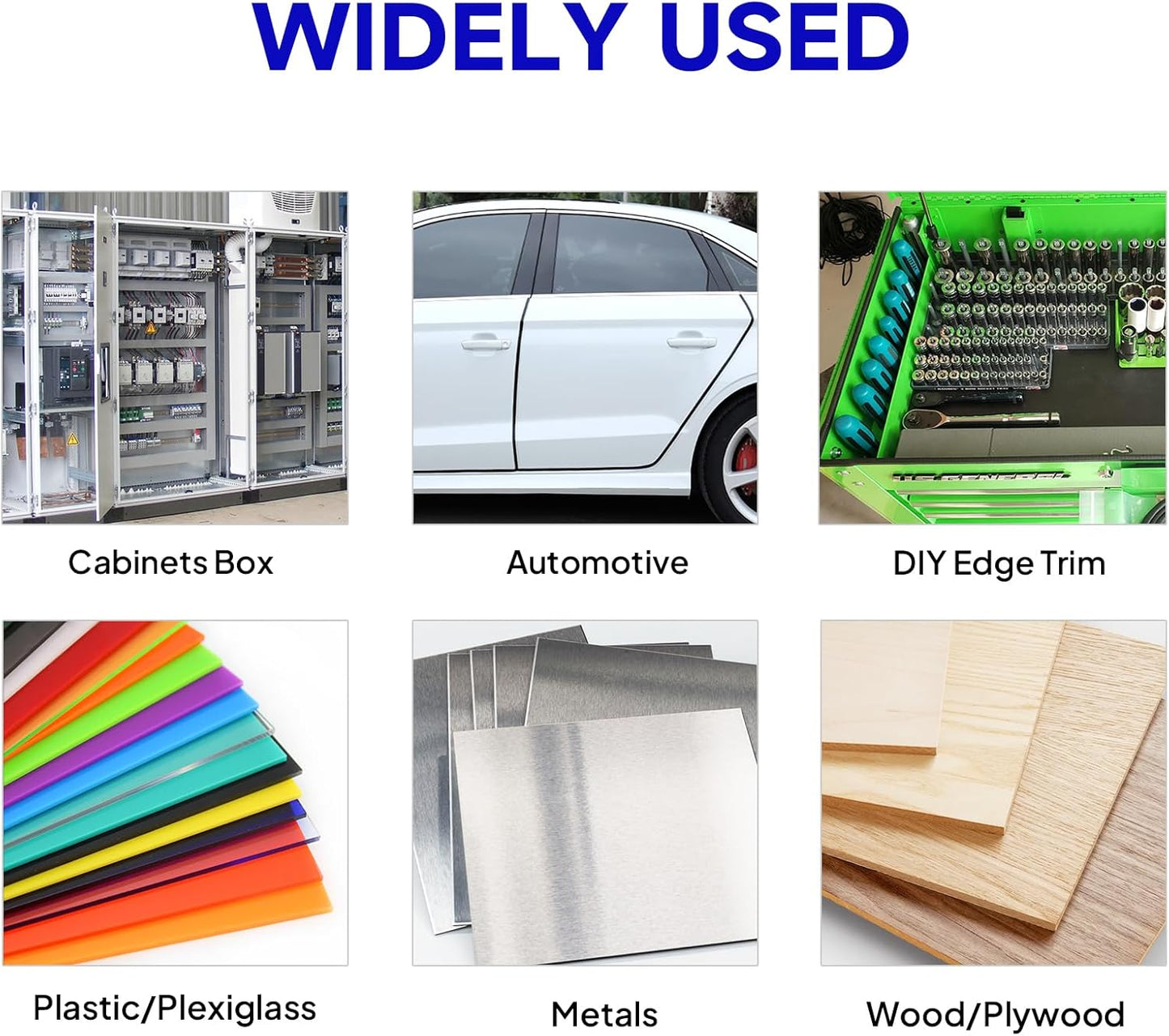 Rubber Edge Trim, U Channel Edge Trim with Metal Clips Edge Guard Protector, PVC Rubber Seal Strip for Sheet Metal, Car Doors, Hatches, Table Corners, Fit 3/64" to 1/4"(1.2mm-6.4mm), 6.5Ft, White