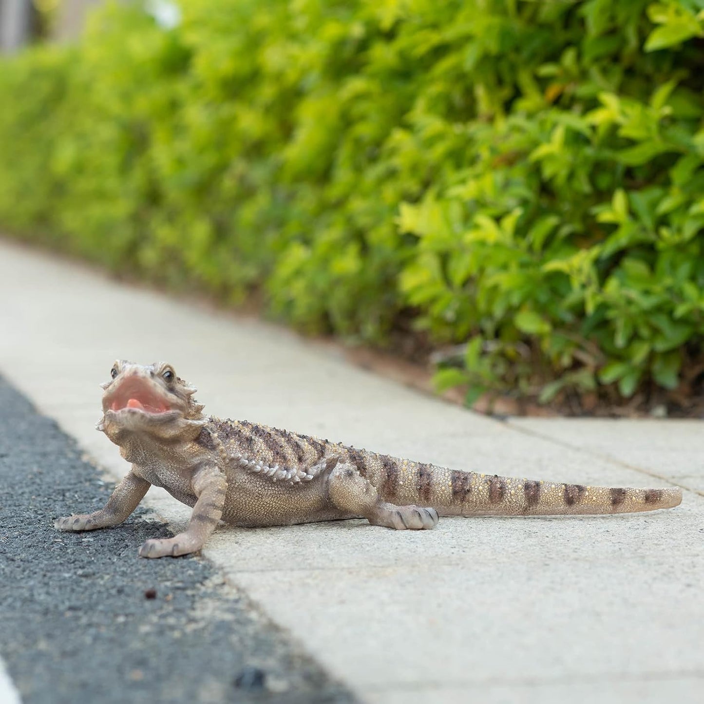 Garden Lizard Statue - Resin Sculpture of Reptiles, Suitable for Outdoor and Courtyard Decoration Lizard Decorations for Gardens and Pools are Gifts for Nature Enthusiasts and homeowners
