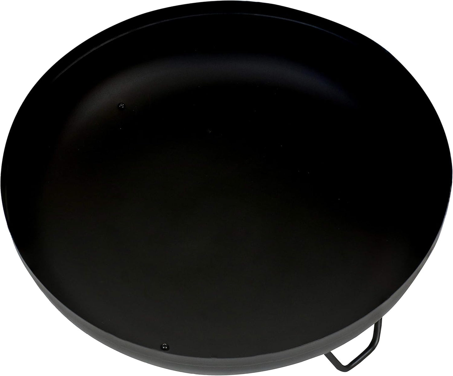 Sunnydaze 23-Inch Small Fire Pit for Patio - Outdoor Wood-Burning Fire Pit Bowl - Black