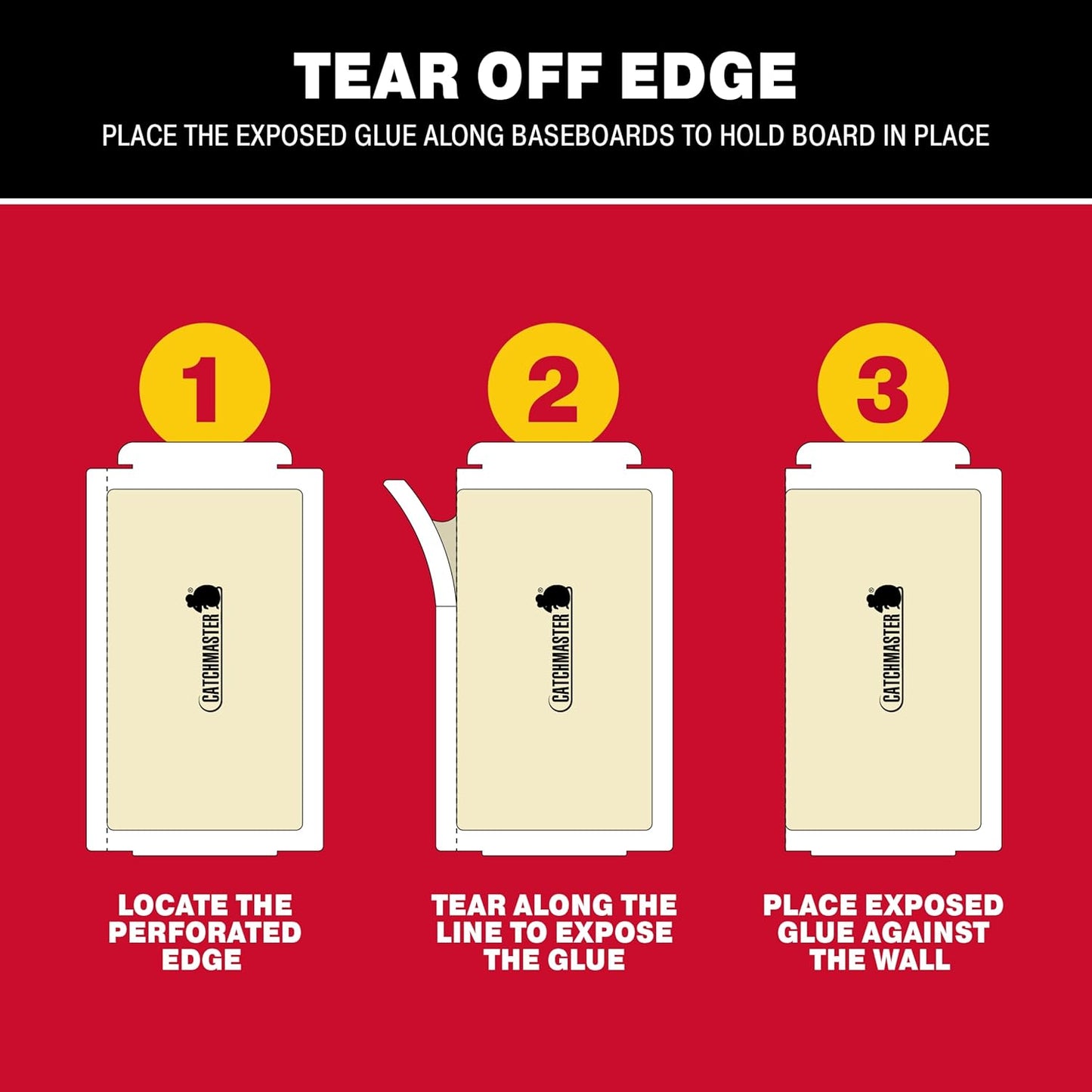 Catchmaster Mouse & Insect Super Glue Traps 30PK, Mouse Traps Indoor for Home, Extra Strength Sticky Pest Control Adhesive Tray for Catching Bugs, Rats & Rodents, Non Toxic Bulk Pre-Baited Glue Boards