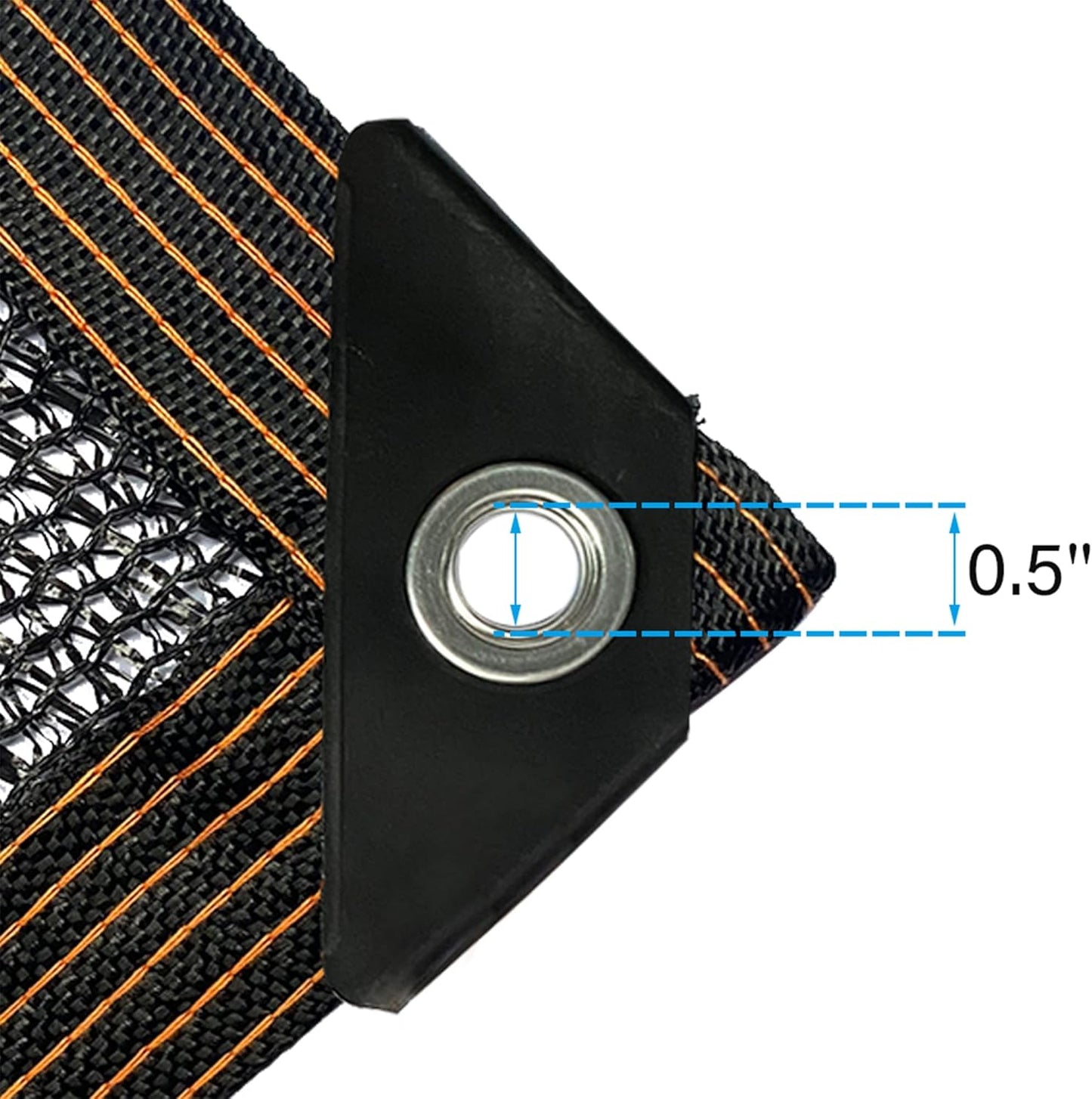 winemana 90% Shade Cloth, Dog Kennel Shade Cover, 20 x 48 FT Sturdy Durable Sunblock Shade Mesh Tarp with Grommets for Patio Plants Greenhouse Chicken Coop Porch