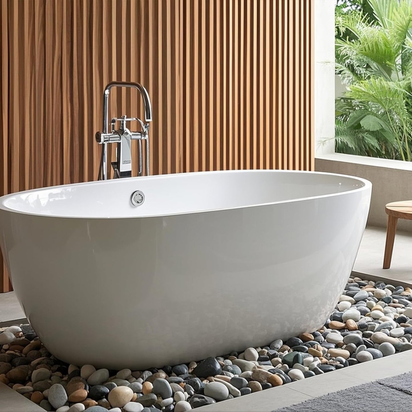 Large River Rocks for Landscaping, 40lbs Colorful Pebbles for Indoor Plants, 2-3 Inch Decorative Rocks for Planters, High Polished Stones for Vase Filler Fish Tank Garden