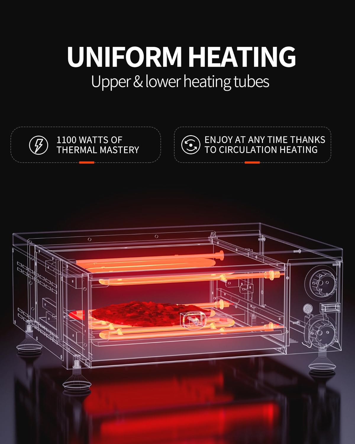 Electric Pizza Oven Indoor Countertop Pizza Oven Commercial Pizza Maker Machine for Home with Timer Stainless Steel Pizza Cooker, Suitable for Both Commercial and Home Use (Black)