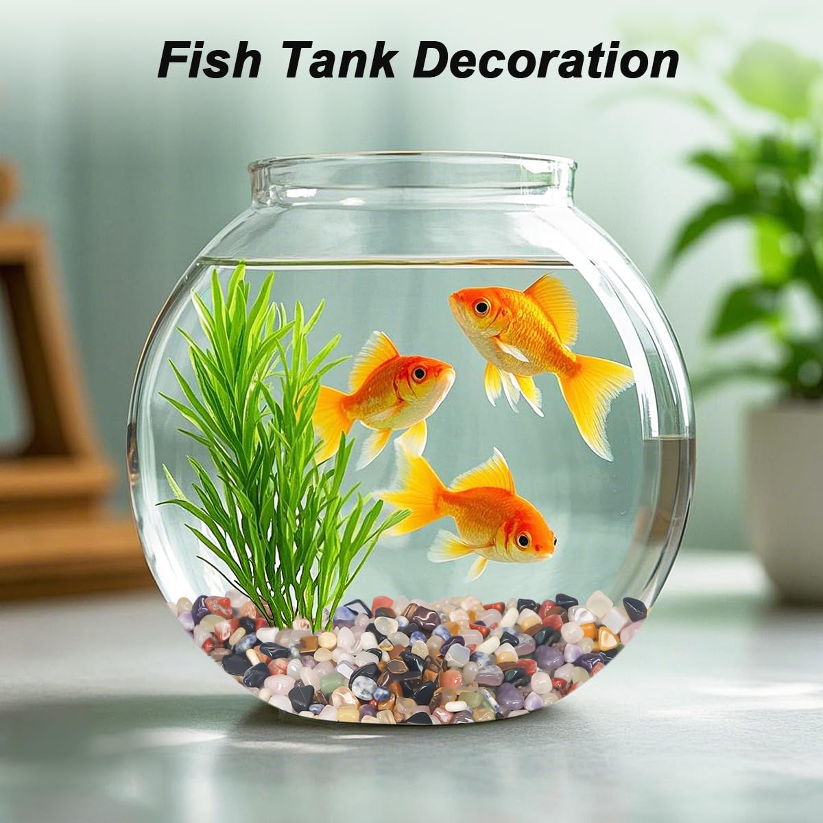 Vase Filler,Landscaping Pebbles, River Rocks Decorative Ornamental Pebbles, DIY Smoothed Rocks for Potted Plant Resin Art Vase Fillers Aquarium Gravel Rocks (Mixed Color, 2 Pounds)