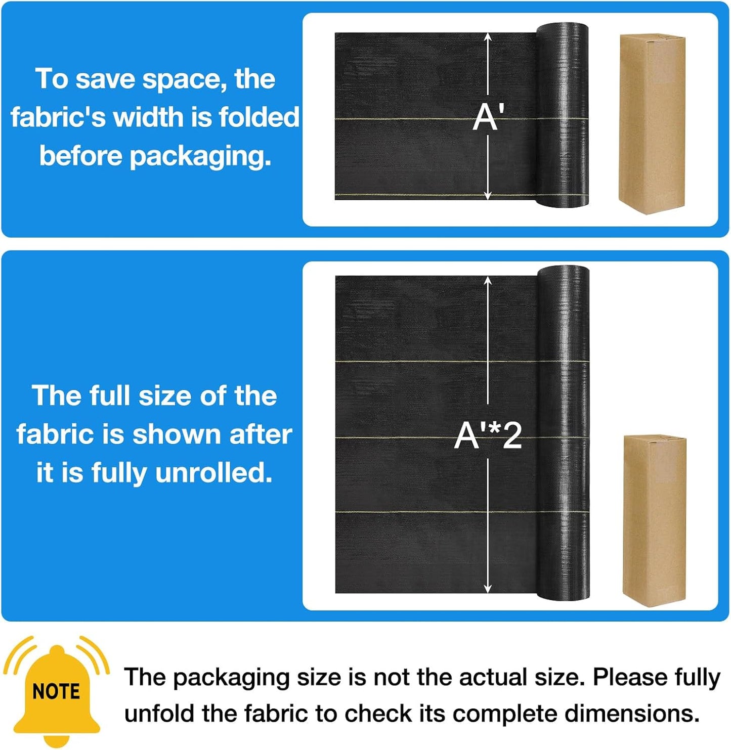 8ft x100ft Black Weed Barrier Landscape Premium Fabric-Heavy Duty Woven Ground Cloth with Superior Permeability Weed Control Convenient Design
