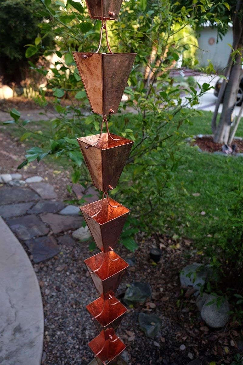 Large Tapered Cups - Copper Plated with Installation Kit (10 Feet)
