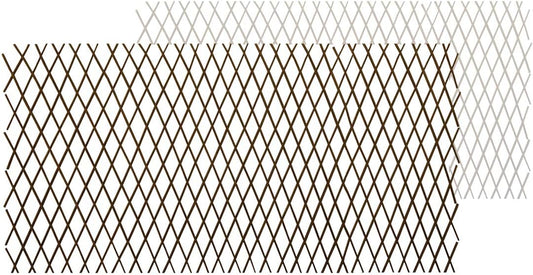 Natural Lattice Willow Trellis Fence for Climbing Plants,Expandable Garden Fence Wall Panel, Outdoor Decorative Wood Fence (1 Pieces)