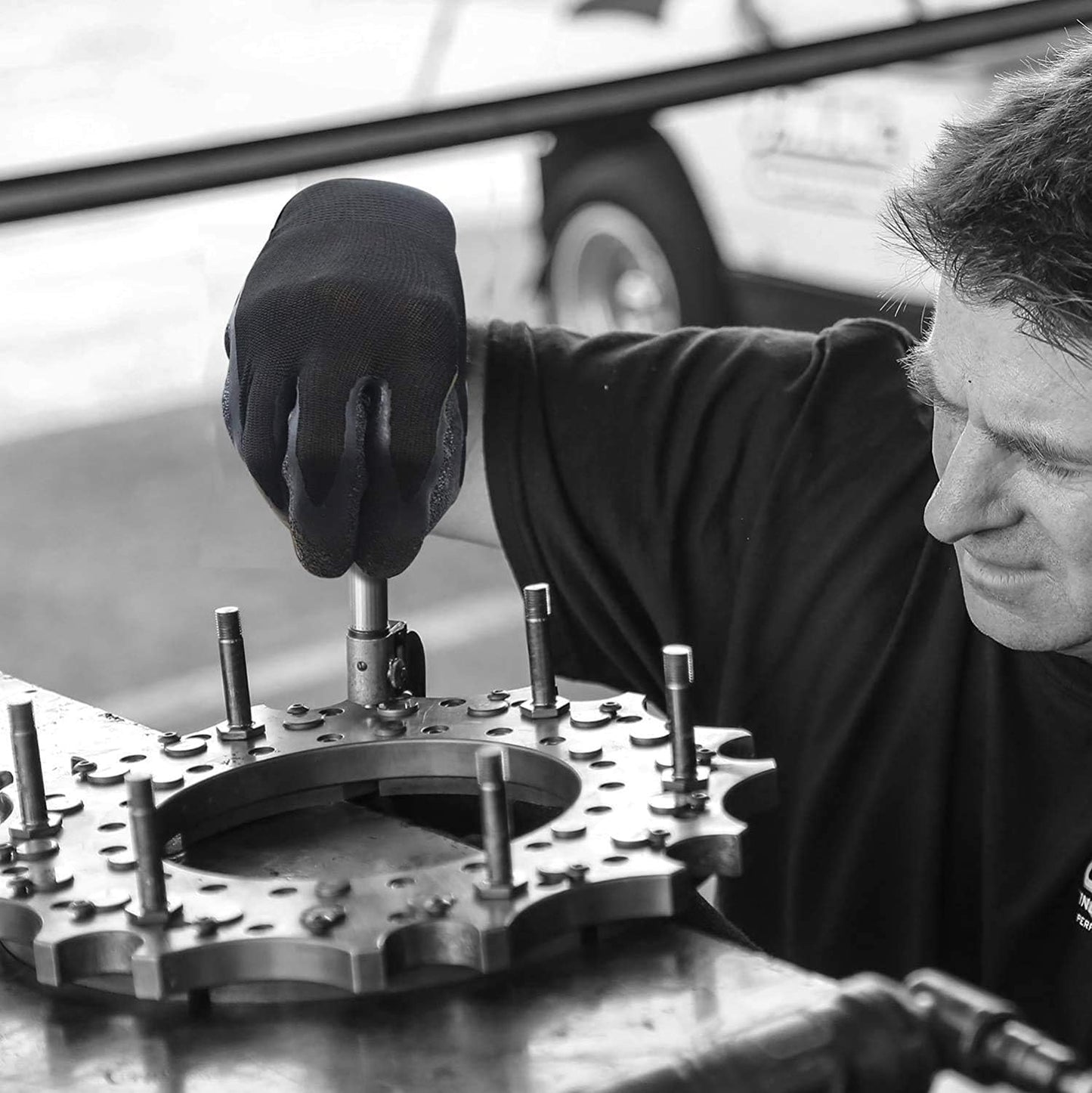 Evridwear Crinkle Latex Rubber Hand Coated Safety Work Gloves for Men Women General Multi Use Construction Warehouse Gardening Assembly Landscaping (XS-Size) 12 Pairs Pack