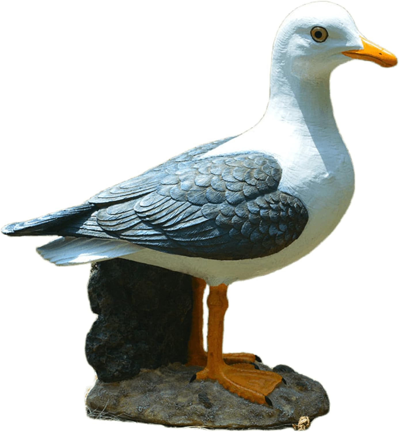 coolboy Real Seagull Figurine,Garden Bird Statue -Seagull Décor Birds Figurines Ornaments - Best Indoor Outdoor Statues Yard Art Figurines for Patio Lawn House