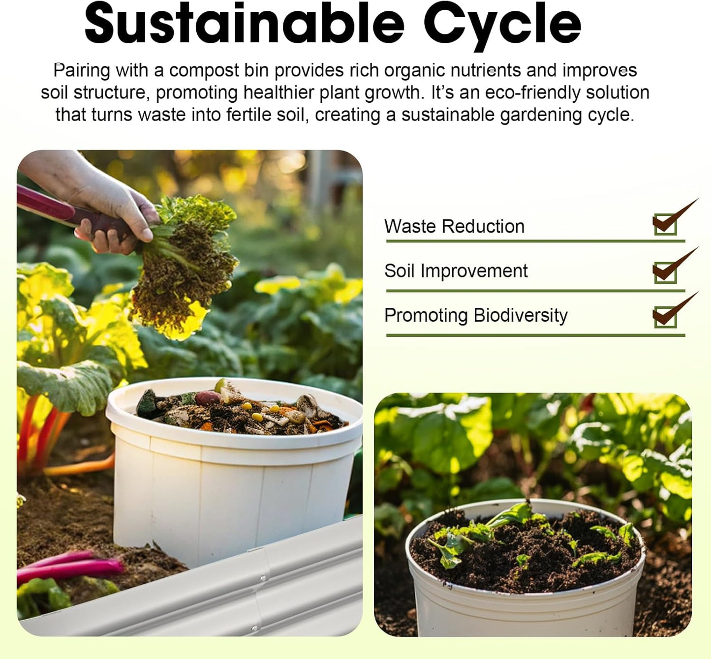 6x2x1ft Oval Galvanized Raised Garden Bed Outdoor 9-in-1 Large Metal Modular Planter Box Raised Beds for Gardening,Vegetables,Fruits,Flowers & Herbs (Silver)