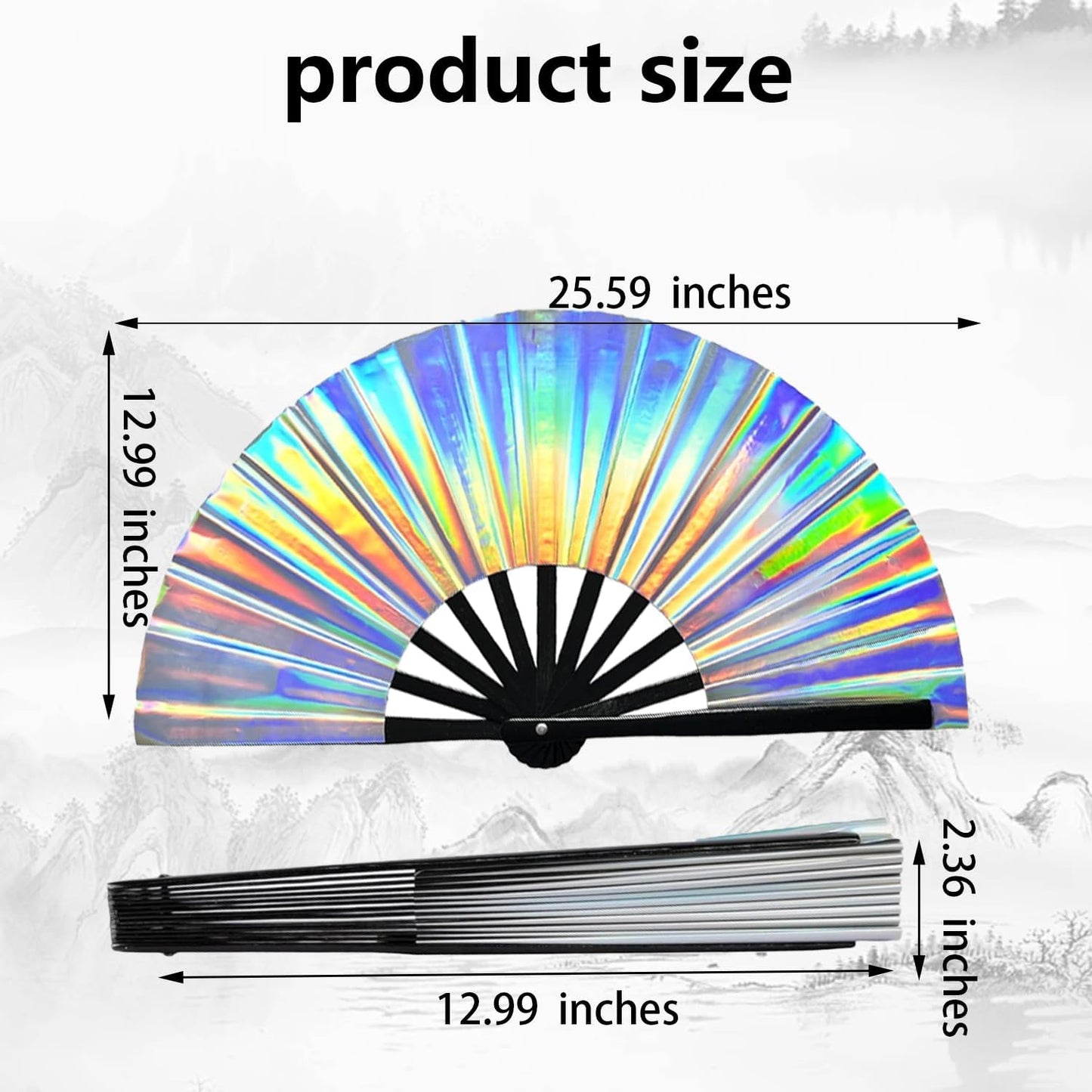 Boots on The Ground Hand Fan,Boots on The Ground Fan,Clap Fans For Line Dancing,Large Folding Hand Fan,Party,Dance Enthusiasts Gift(001)