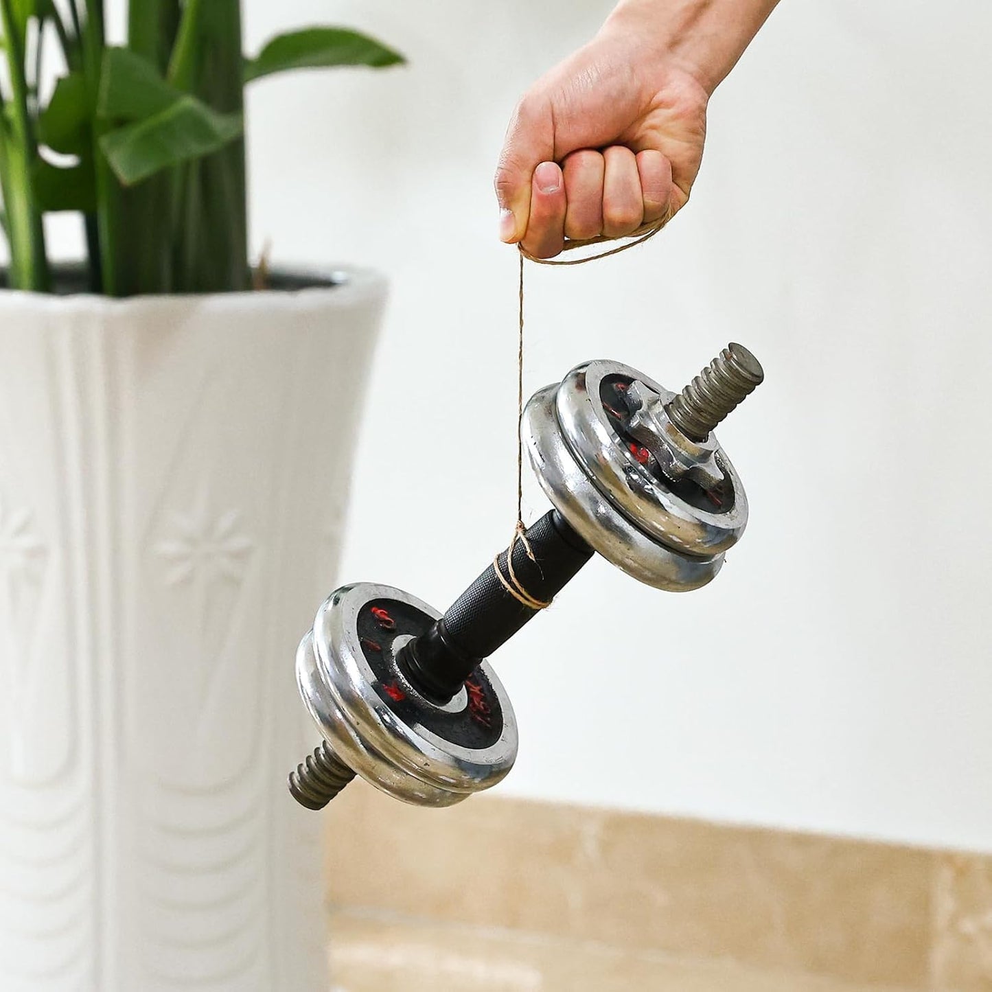 XSEINO 1200 Feet Natural Jute Twine Strong Garden Twine Rope for Arts Crafts Gift Wrapping Gardening Tomato Climbing Plant Tie Floristry Packing Decor