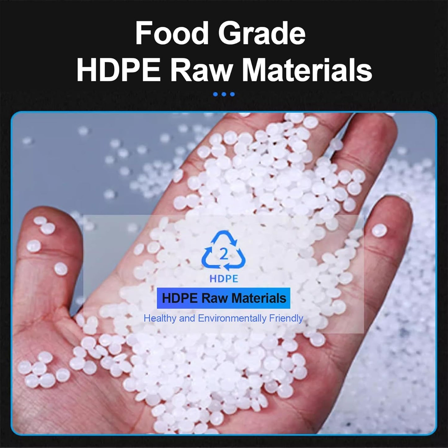 Large Capacity Water Container with Spigot Hose, Portable Water Storage Tank 52.8 Gallon No Leakage Camping Water Carrier for Emergency Vehicle Car Outdoor Hiking Picnic(Size:35L/9.3Gal)