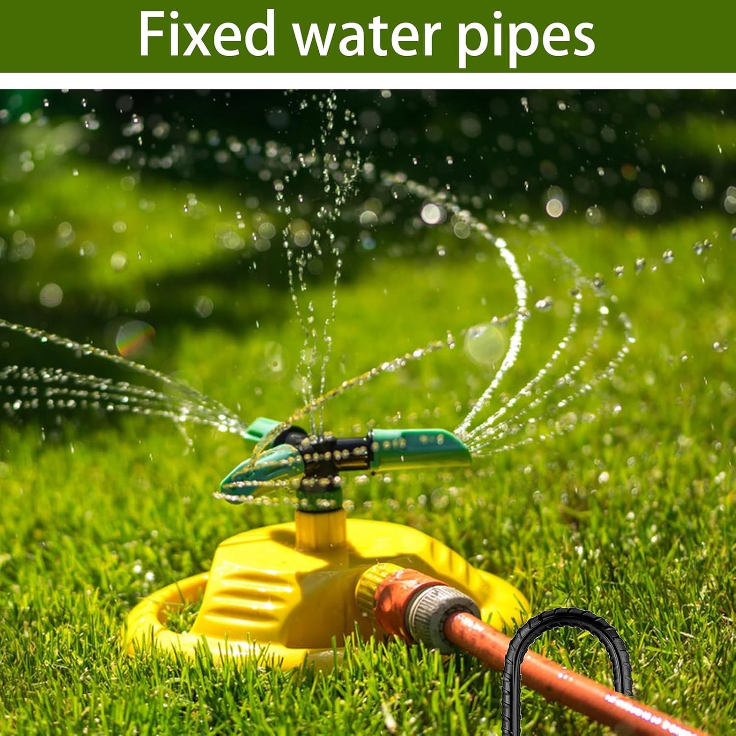 Rebar Stakes 12 Inch, Ground Stakes Heavy Duty J-Hook Black Coated Anti-Rust Heavy Duty Ground Anchors for Garden Dog Fence Chicken Coop Christmas Decorations Deer Fence 30pcs