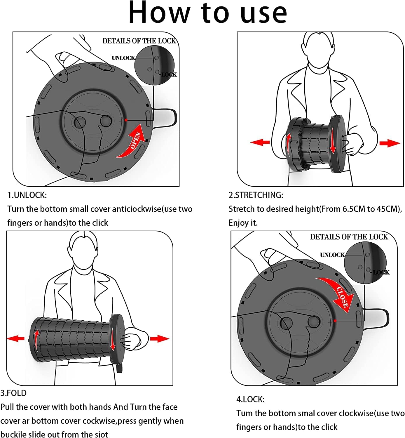 ALEVMOOM Upgraded Folding Stool with Cushion,Portable Collapsible Retractable Stool,Outdoor Chair,Yet More Sturdy Load Capacity 440lbs for Camping Garden Fishing Hiking BBQ with Carry Bag