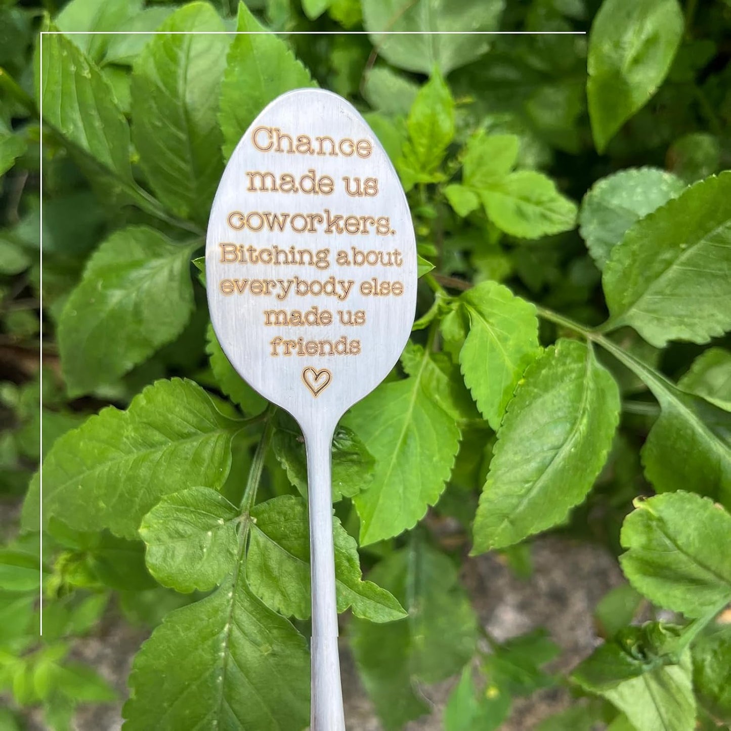 Garden Plant Marker Friendship Gift for Women Gardeners, Plant Stake Label Sign Tag Gardening Gifts for Woman Plant Lovers, Metal Garden Decoration (Made Us Friends)