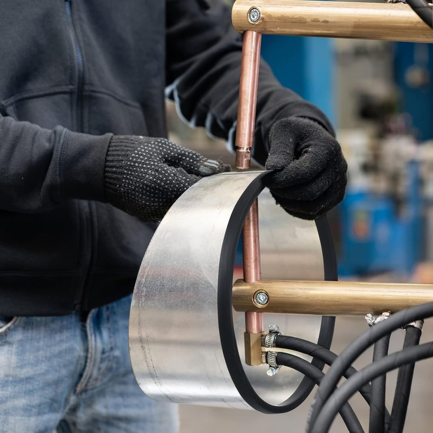 Kingdder Rubber Edge Trim U Channel Rubber Door Seal Strip Weather Resistance Sheet Metal Edge Protector Fits 1/8 Inch for Car Doors, Steel Plates, Glass, Hatches, Table Corners(20 Feet)