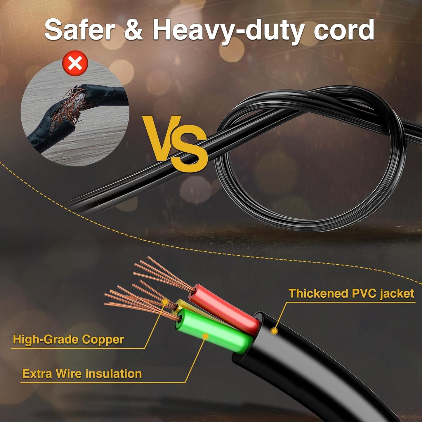 ZJOJO Solar Outdoor String Lights Waterproof, 50FT G40 Globe Patio Lights String Lights Solar Powered with 25 Edison Bulbs 2700K Shatterproof Hanging Lights for Porch Backyard Pergola Bistro