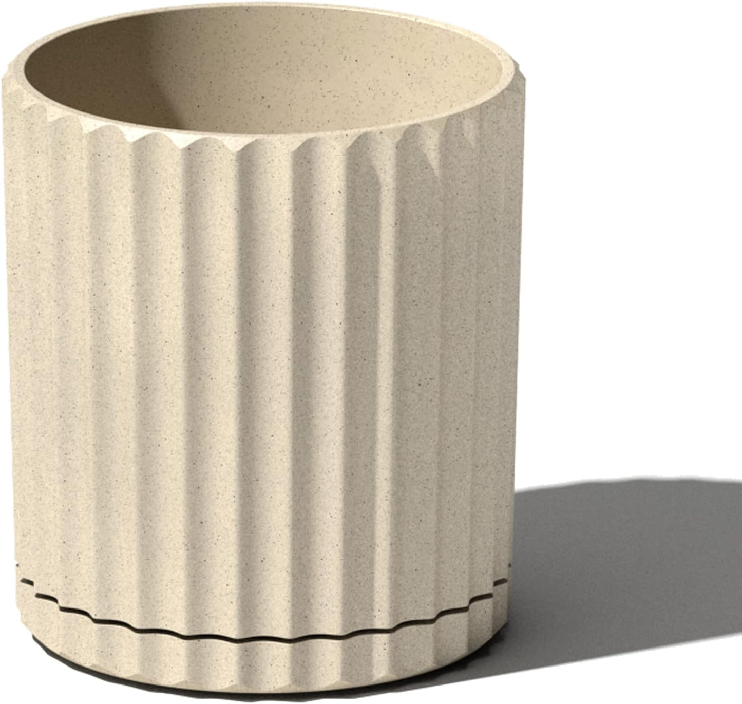 Veradek Demi Series Demi 6" Planter w/Tray, Sand