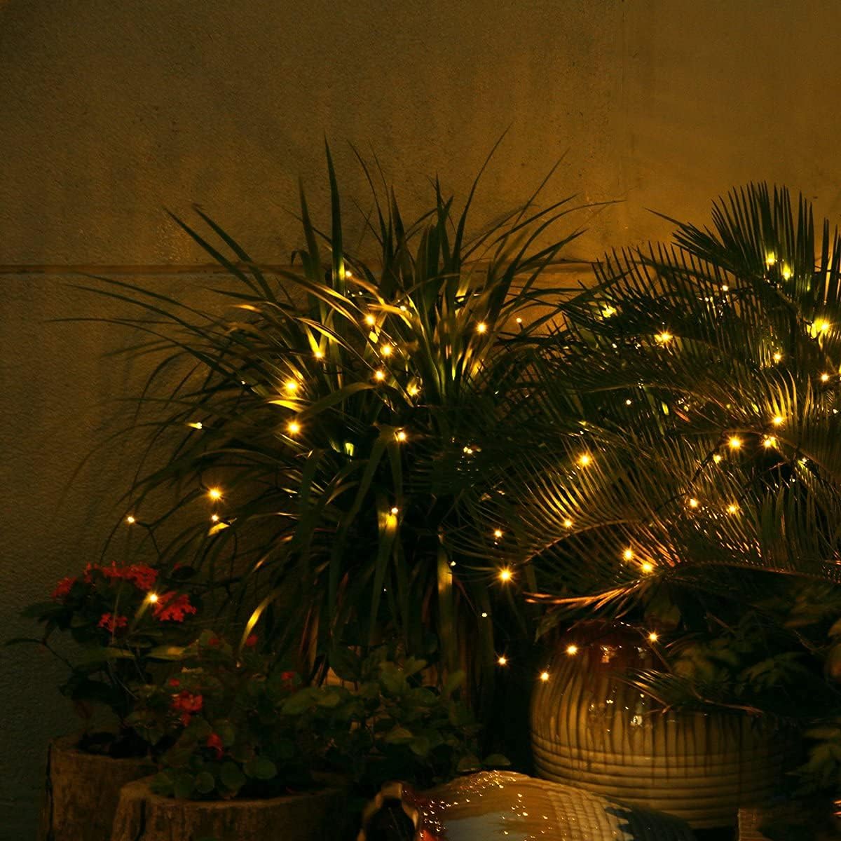 2 Pack Super-Long Solar String Lights Total 170Ft 480 LED 8 Modes Solar Powered Outdoor Waterproof Christmas Fairy Lights for Xmas Tree Garden Lawn Home Wedding Party Decor(Warm White)