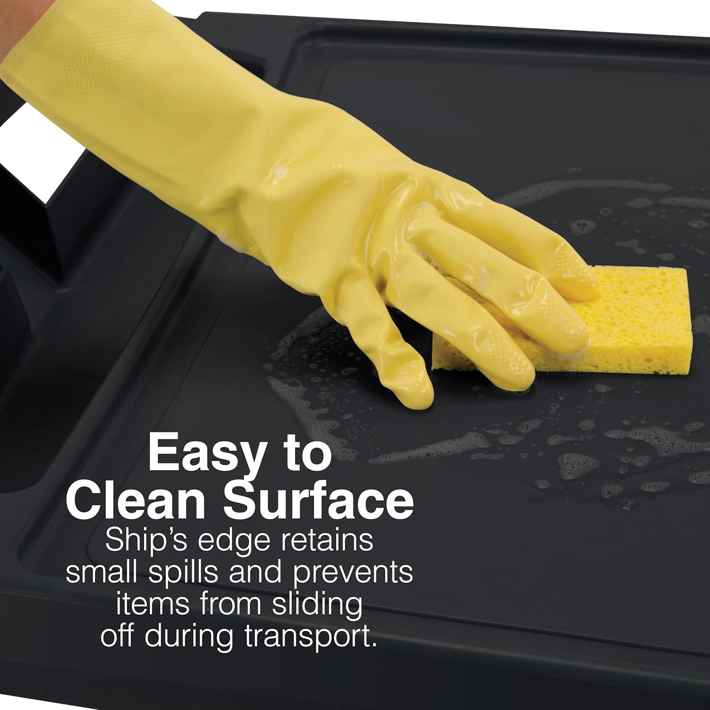 Metro myCart Plus Utility Cart - Choose-Your-Height Adjustable Heavy Duty Rolling Cart for Home, Commercial and Industrial Use - 2-Shelf, 300 lbs Capacity - 18.3" W x 31.5" L x 35.5-39.5" H - Black