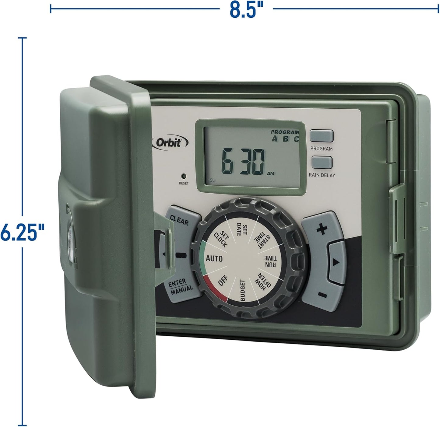Orbit 57894 4-Station Outdoor Swing Panel Sprinkler System Timer