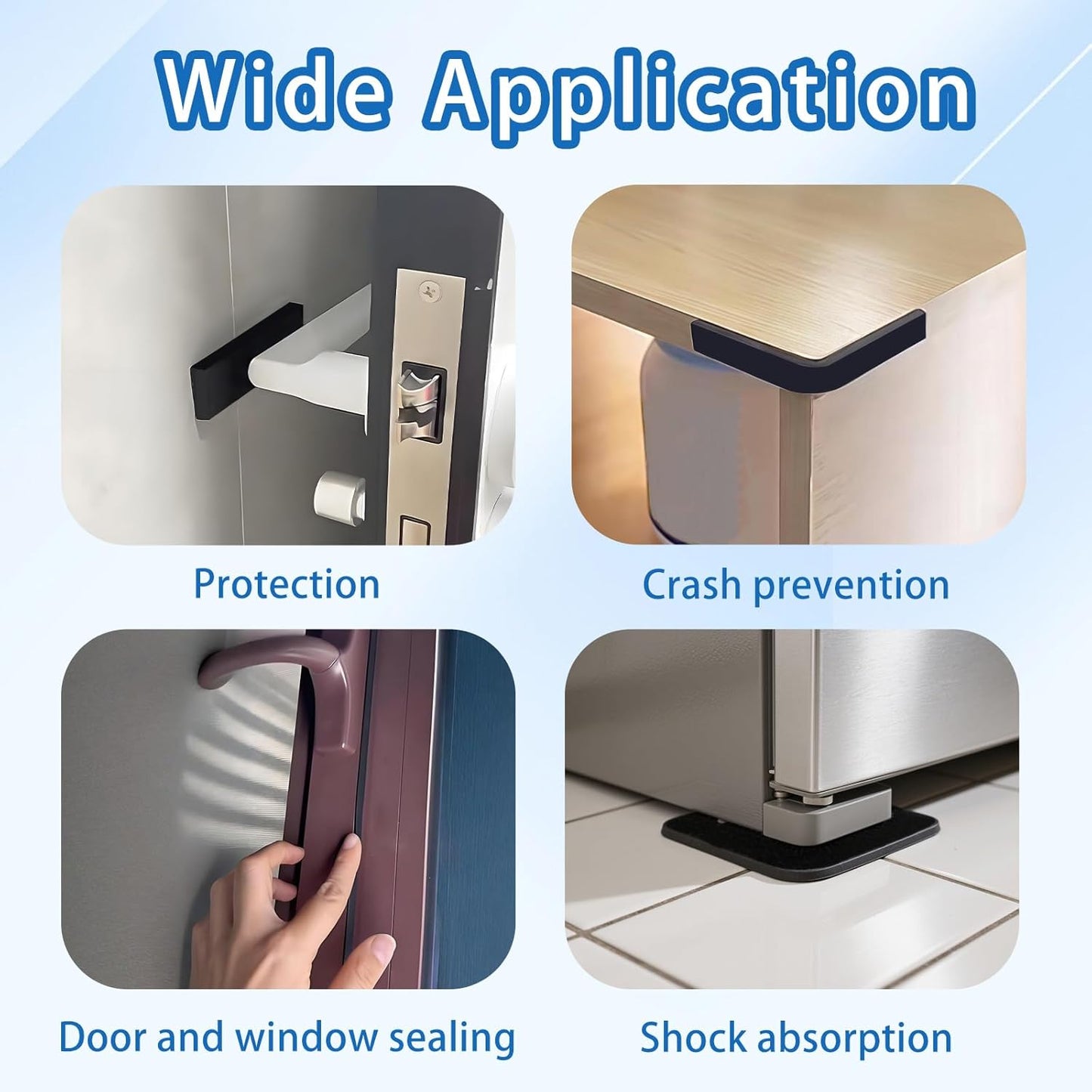 Black Solid Rubber Strip, 1/4 (.25)" Thick X 2" Wide X 10'Long, Solid Flat Rubber Roll for Anti-Slip, Anti-Vibration, DIY Gaskets, Crafts, Sealing, Supports, Protection