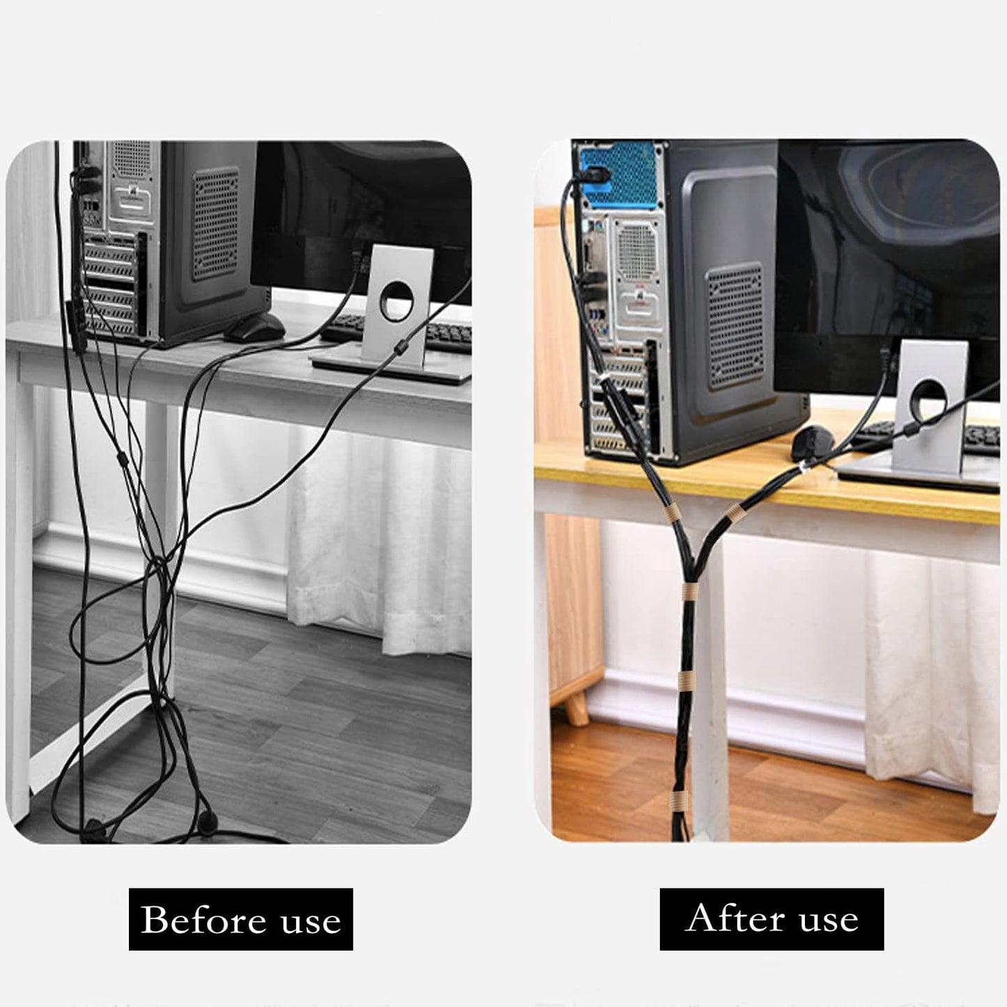 1000 Pcs Twist Ties, Kraft Paper Twist Ties Plant Ties Reusable Bread Ties for Party Cello Candy Coffee Treat Bags Cake Pops (9.8'')