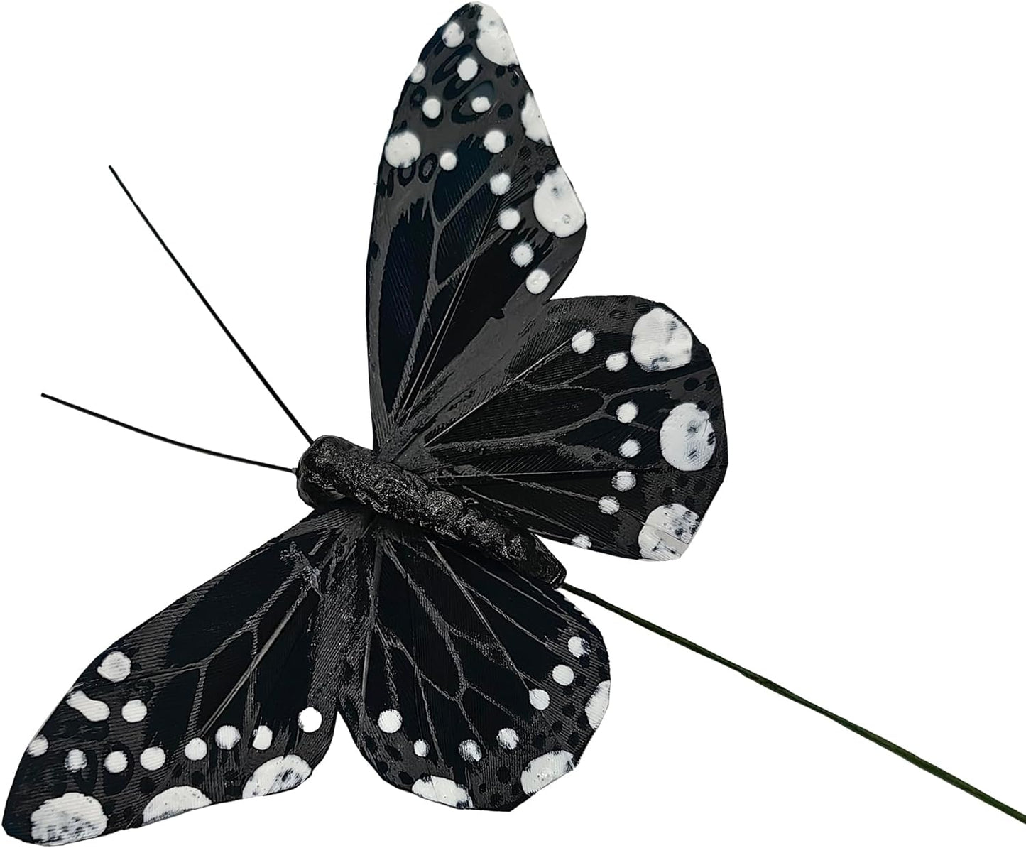 YCHTEWY- 12 pcs Black Butterflies Party Decorations Halloween Decoration Home Decoration…