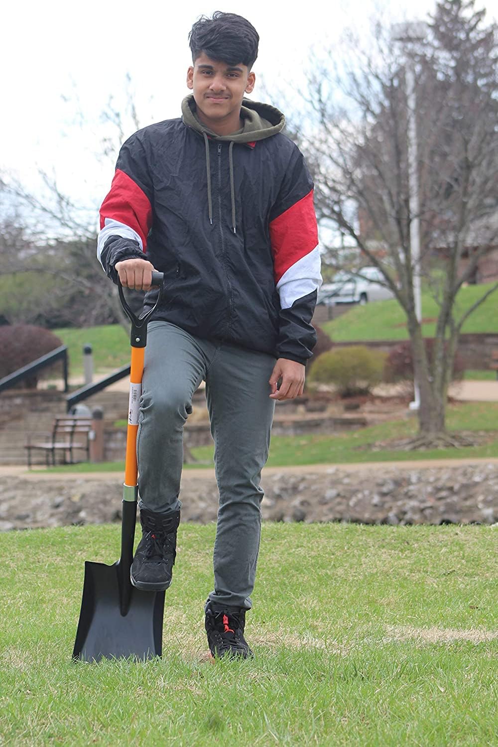 Ashman Transfer Shovel (2 Pack) – 41 Inches Long D Grip with Durable Handle – A Premium Quality Multipurpose Shovel for Heavy Duty Construction, Farming, and Outdoor works, Gardening, Landscape works.