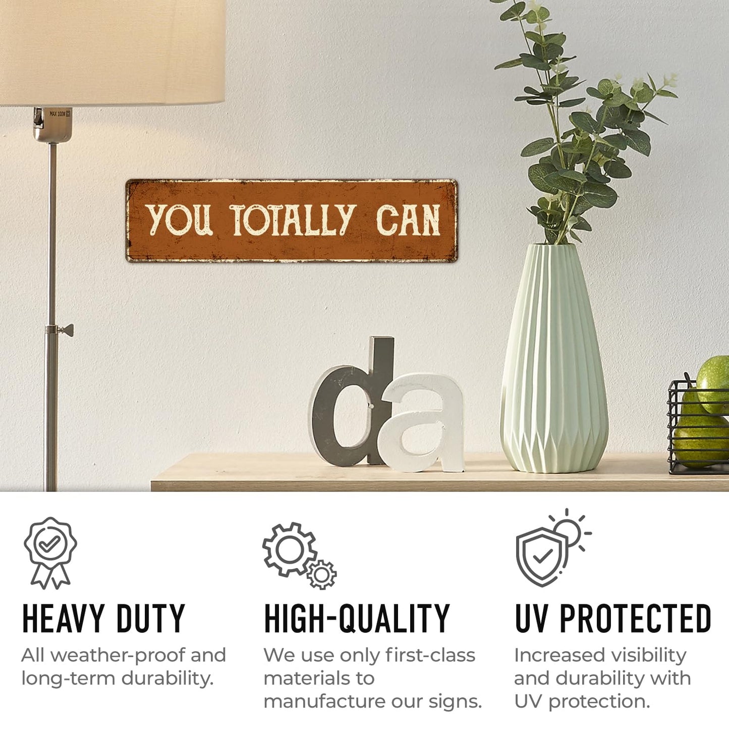 Custom Rustic Sign, Personalized Decor Street Signs, 3x12 Inches, ACM, Fade Resistant, Made in USA by Sigo Signs