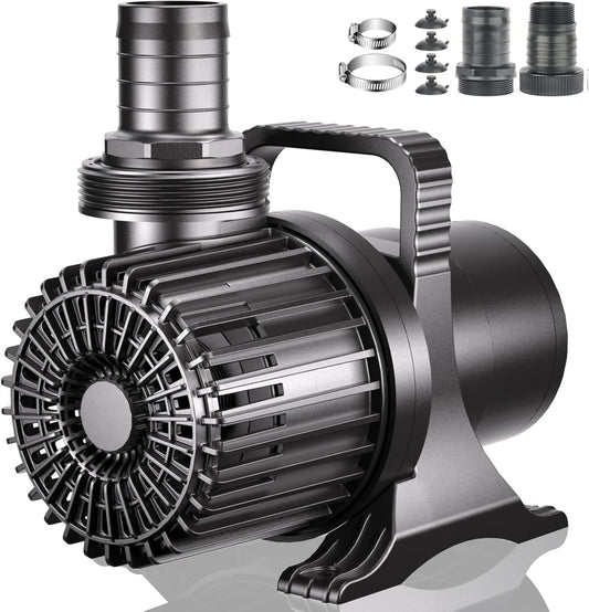 WaterRebirth (8600GPH 520W, UL listed) High Flow Submersible Water Fountain Aquarium Sump Pond Electric Waterfall Pump PS-8600