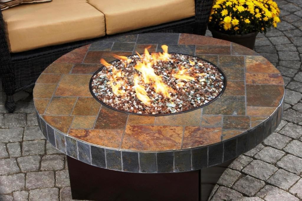 Stanbroil Stainless Steel 30" Round Flat Fire Pit Pan w/24 Fire Burner Ring Installed, BTU 296,000 Max